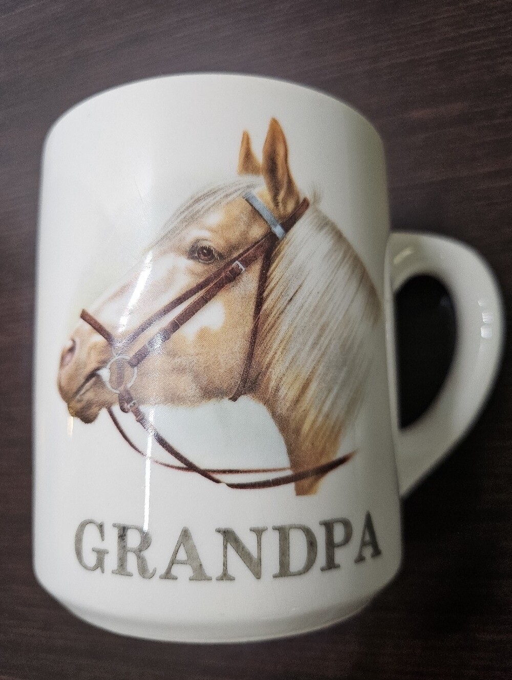 Novelty Gift Grandpa Horse Design Equestrian Coffee Mug Tea Cup 11oz Pony Cowboy